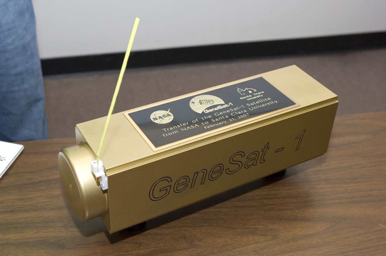 Handover of GeneSat 1 from NASA to Santa Clara University event