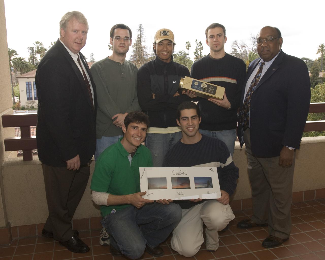 Handover of GeneSat 1 from NASA to Santa Clara University event