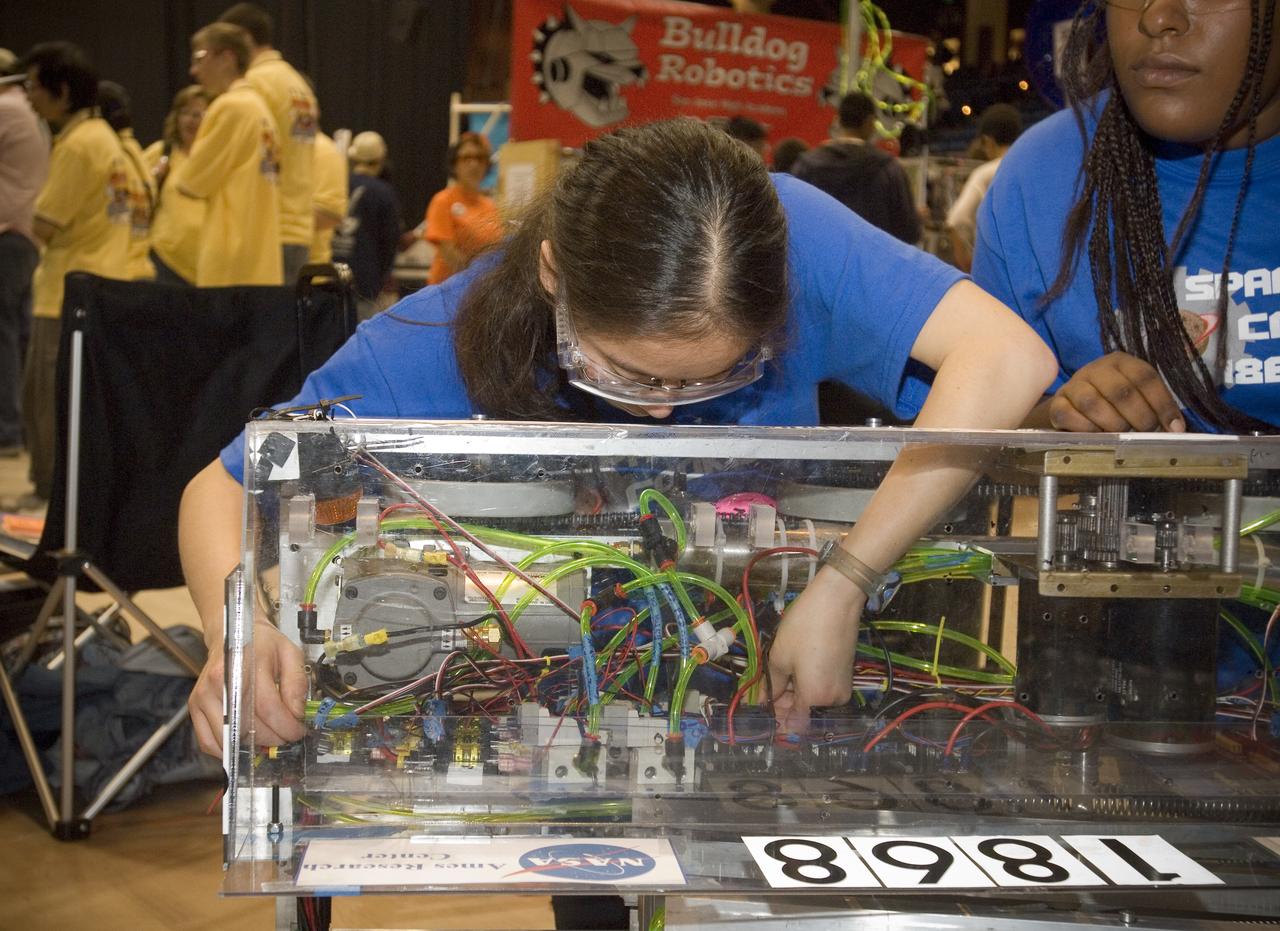 Silicon Valley FIRST Regional Robotics competition:  NASA Ames Research Center & Girl Scouts, Moffett Field, California (CA)