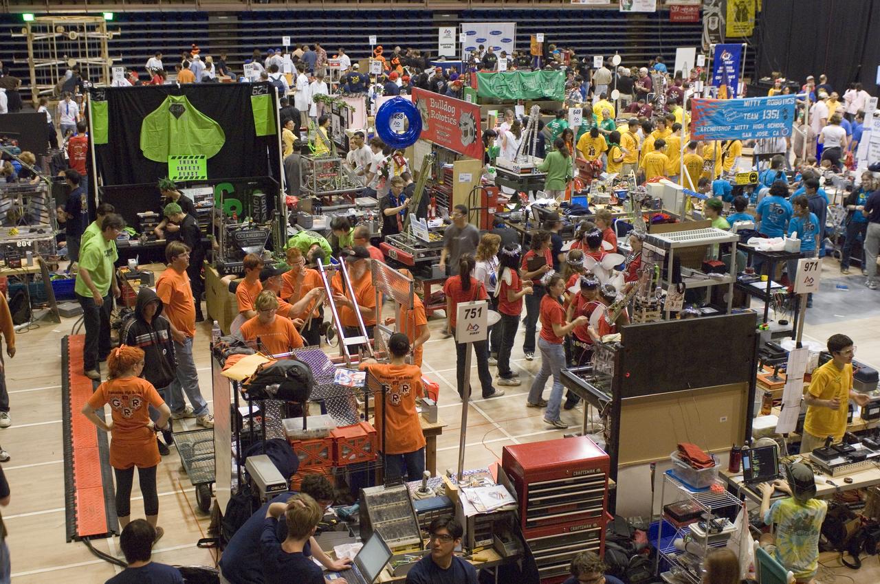 Silicon Valley FIRST Regional Robotics competition: