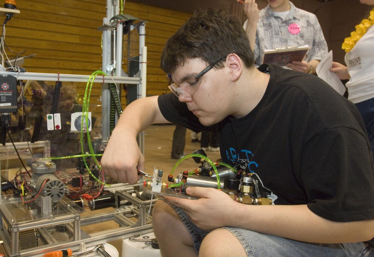 Silicon Valley FIRST Regional Robotics competition:  Arctic Ice Bears - Team 1544 - NASA/USKH British Petroteum/CIRI Foundation & Bartlett HS. Anchorage, Alaska (AK)