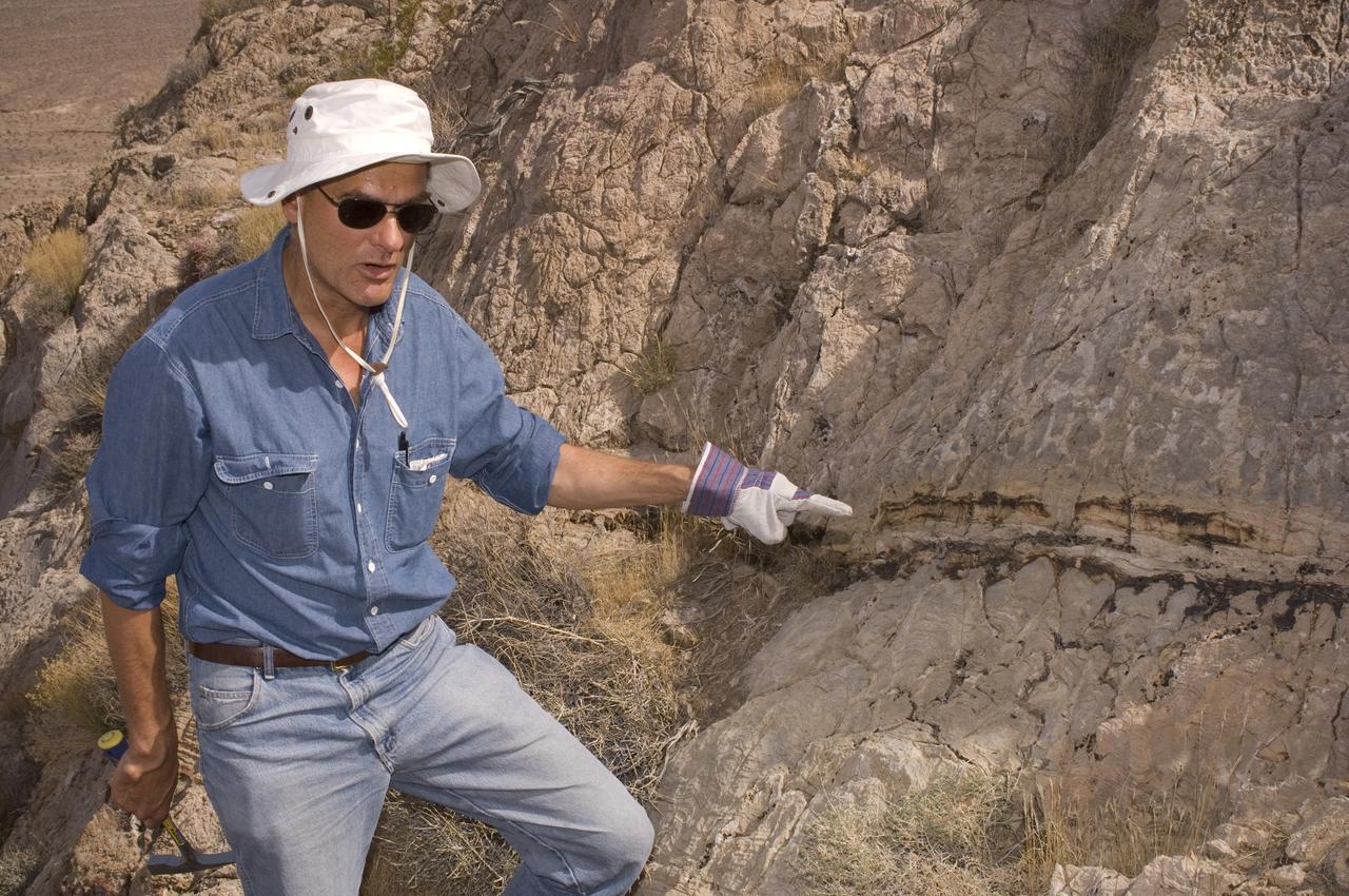 Spaceward Bound event in the Mojave Deser , CA (an outreach exercise) with Dr Chris McKay and Ames Education department personnel Brian Day, Barbara Bazar and a accompaning  (learning for the the classroom)  team of teachers will be studying side-by-side with NASA scientists who search for life in extreme environments, closely approximating what they expect to find on other planets. Why the Mojave -- an inhospitable, sun-drenched spot in the California Desert? This natural setting presents scientists with opportunities to study environments that are analogous to what explorers will find on the Moon and Mars. Teachers and scientists will perform scientific fieldwork in lunar geology, Mars astrobiology, Mars geology, and issues of temperature and solar inundation and radiation. for additional information and Outreach projects  see http://quest.arc.nasa.gov/