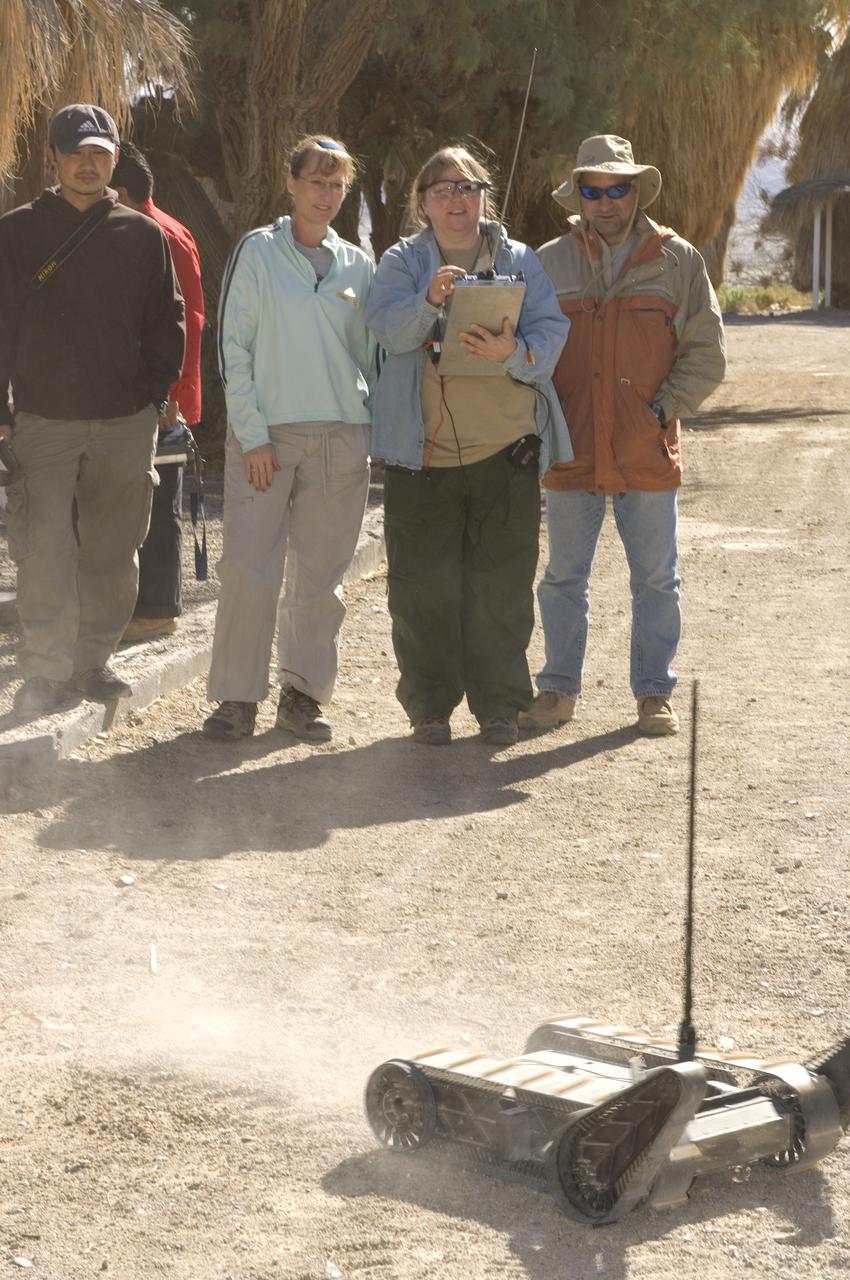 Spaceward Bound event in the Mojave Deser , CA (an outreach exercise) with Dr Chris McKay and Ames Education department personnel Brian Day, Barbara Bazar and a accompaning  (learning for the the classroom)  team of teachers will be studying side-by-side with NASA scientists who search for life in extreme environments, closely approximating what they expect to find on other planets. Why the Mojave -- an inhospitable, sun-drenched spot in the California Desert? This natural setting presents scientists with opportunities to study environments that are analogous to what explorers will find on the Moon and Mars. Teachers and scientists will perform scientific fieldwork in lunar geology, Mars astrobiology, Mars geology, and issues of temperature and solar inundation and radiation. for additional information and Outreach projects  see http://quest.arc.nasa.gov/