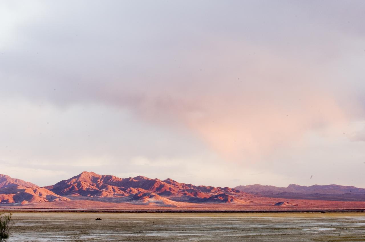 Spaceward Bound event in the Mojave Deser , CA (an outreach exercise) with Dr Chris McKay and Ames Education department personnel Brian Day, Barbara Bazar accompaning teachers (learning for the the classroom)