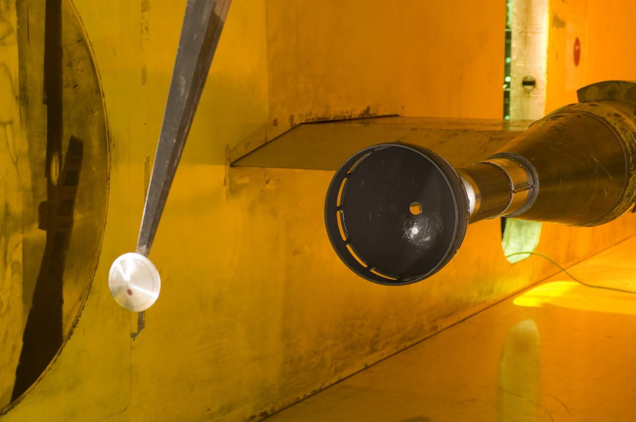 MSL III  (Mars Science Laboratory) Test in UPWT 9x7ft with tunnel Test-97-159 These tests were for parachute entry deployment CFD validation.