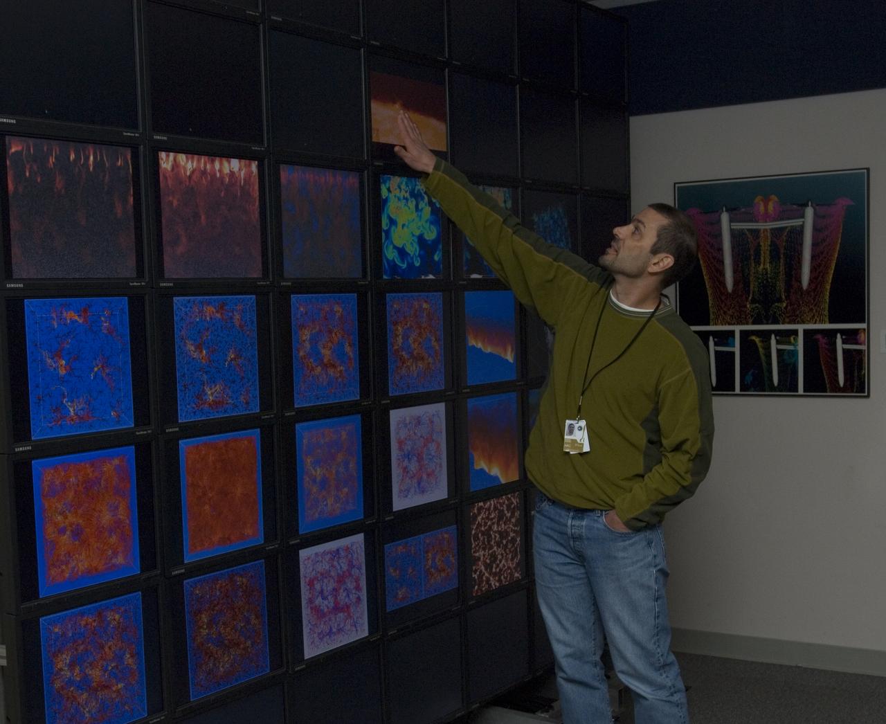 Yuri's Night at Ames a celebration of the first human in space. Overview of hyperwall by Chris Henze, NASA Advanced Supercomputing (NAS) Division