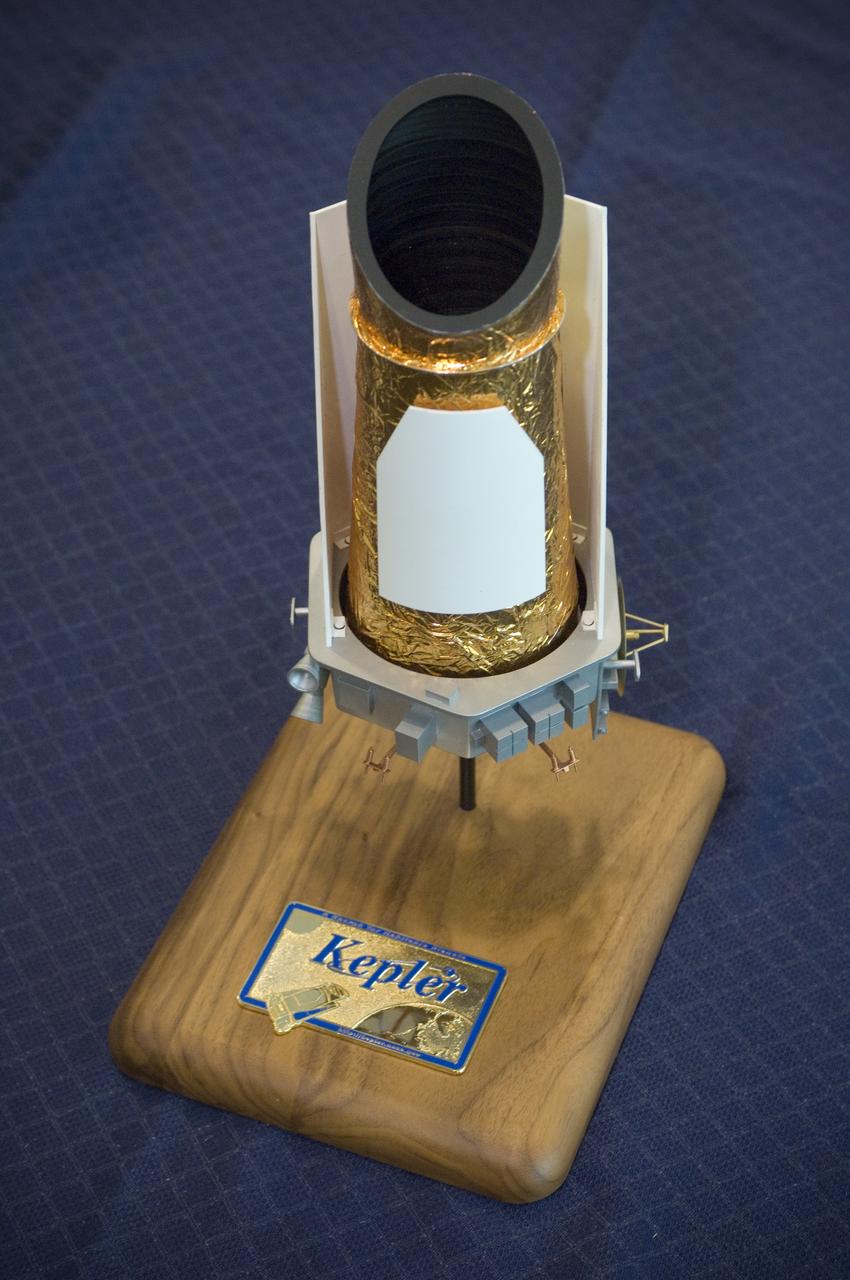 Kepler conference at SETI  Institute - model of spacecraft