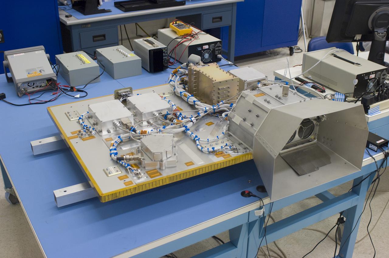 LCROSS in Ames clean room N-240  - during  calibration and camera checks