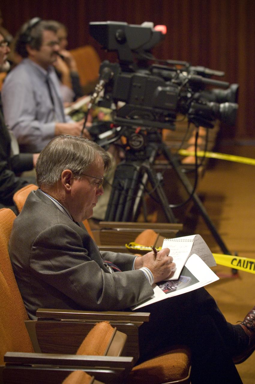 NASA Officials gather at Ames Research Center to discuss Spaceship development progress. Constellation is developing the Orion spacecraft and Ares rockets to support an American return to the moon by 2020.