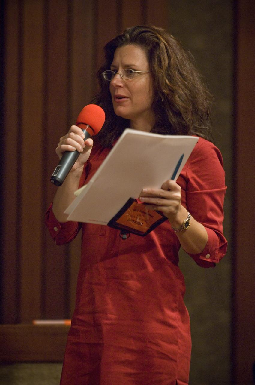 NASA Officials gather at Ames Research Center to discuss Spaceship development progress. Constellation is developing the Orion spacecraft and Ares rockets to support an American return to the moon by 2020.