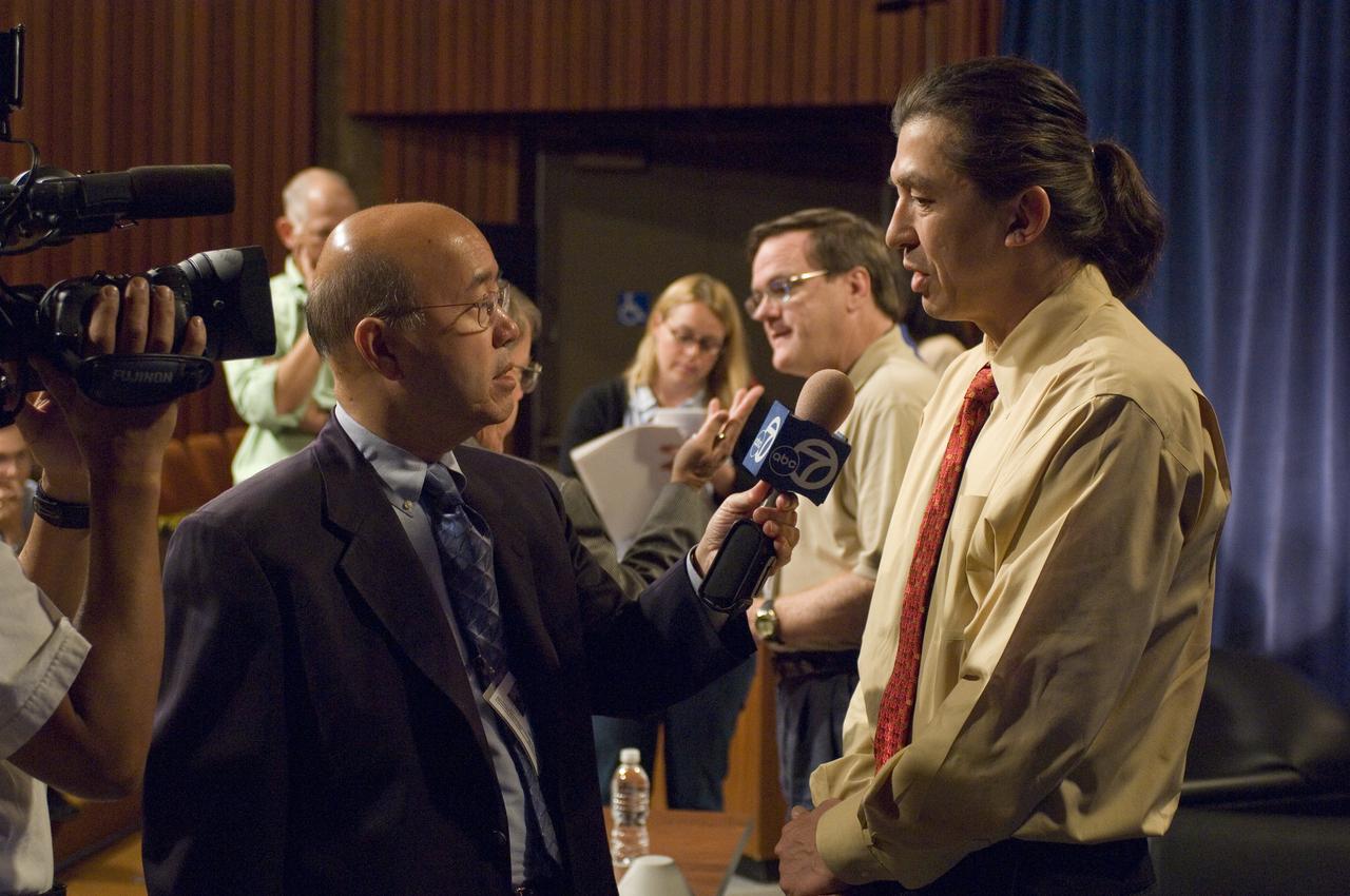NASA Officials gather at Ames Research Center to discuss Spaceship development progress. Constellation is developing the Orion spacecraft and Ares rockets to support an American return to the moon by 2020.