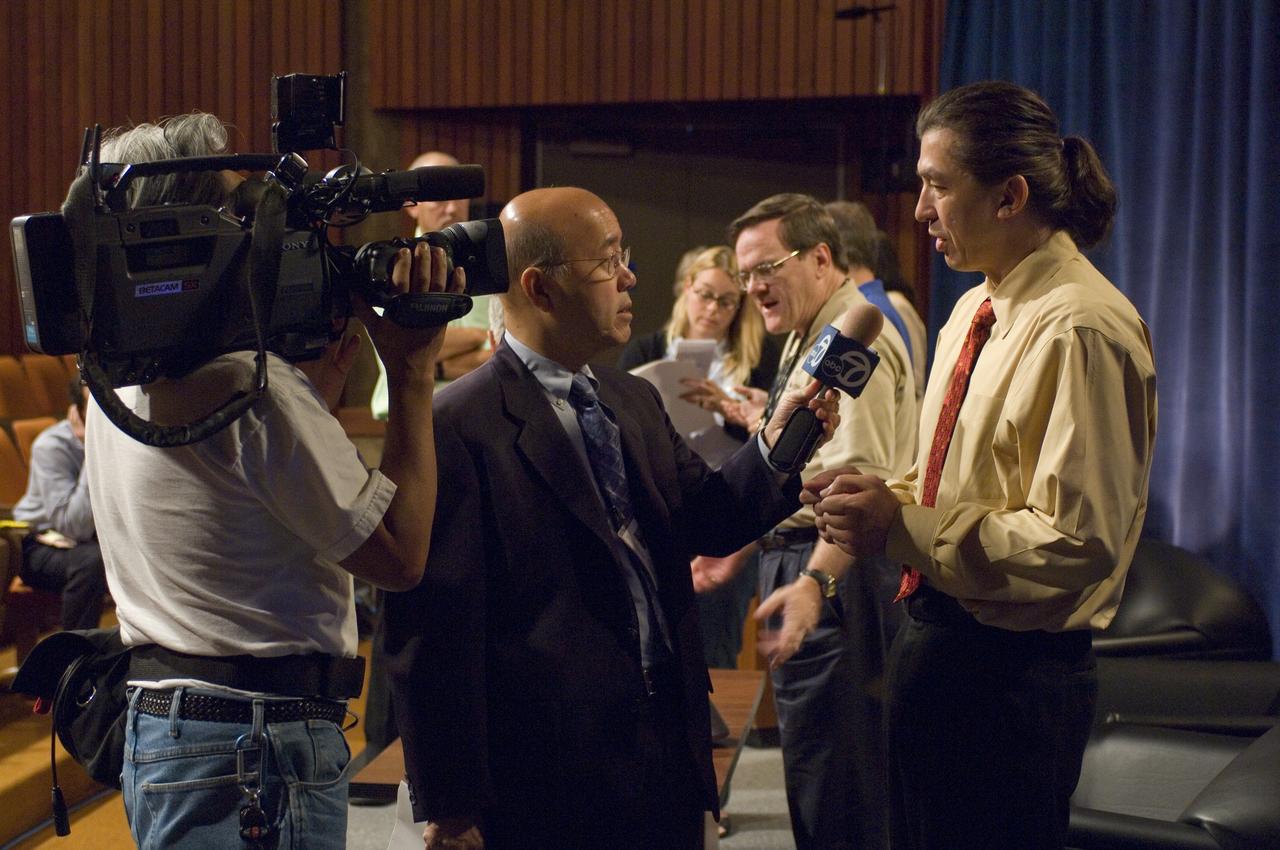 NASA Officials gather at Ames Research Center to discuss Spaceship development progress. Constellation is developing the Orion spacecraft and Ares rockets to support an American return to the moon by 2020.