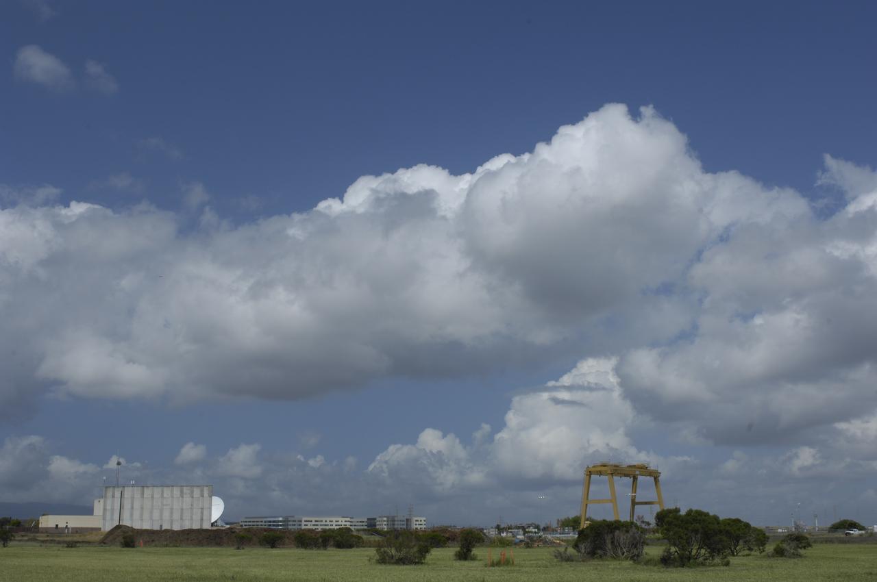 Clouds over Ames Research Center, Moffett Field, California