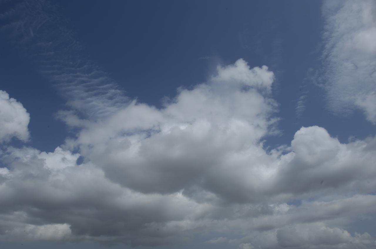 Clouds over Ames Research Center, Moffett Field, California