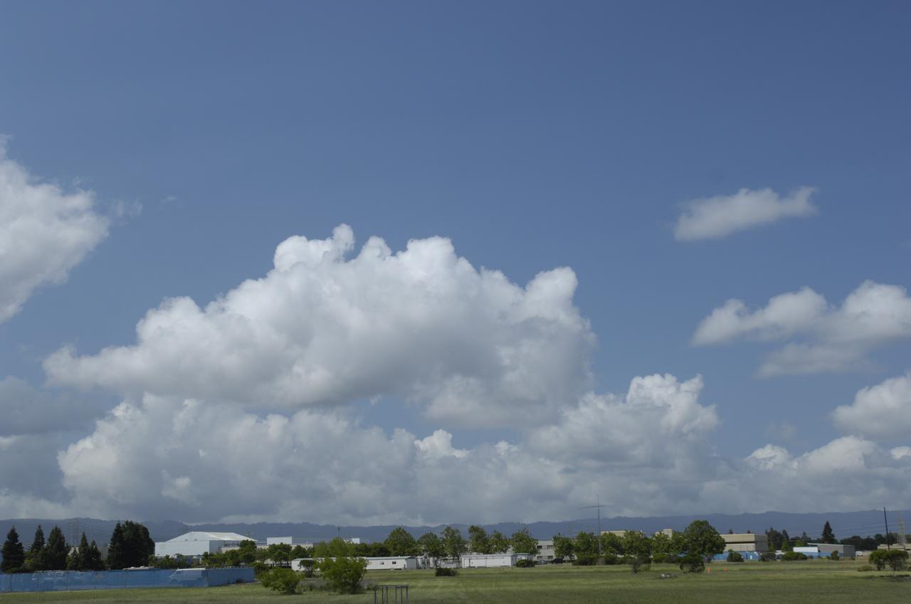 Clouds over Ames Research Center, Moffett Field, California