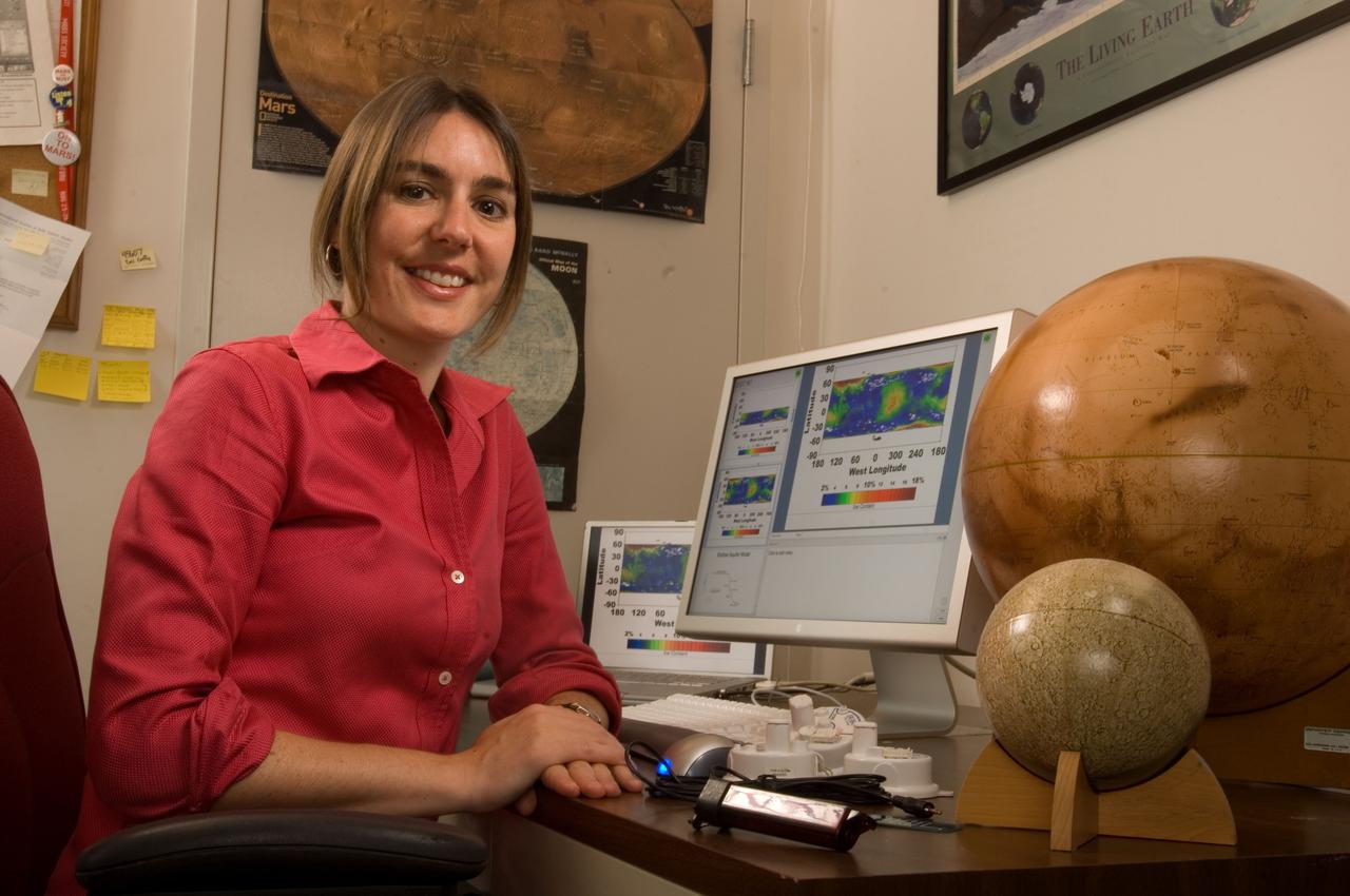 Office Portrait: Jennifer Heldmann, Ames Planetary Systems Branch (code-SST)