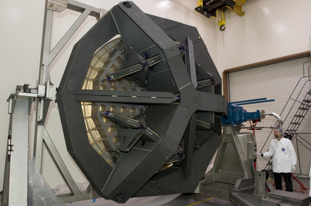 SOFIA (Stratospheric Observatory for Infrared Astromony)  primary mirror coating completed at the Ames Vacuum Chamber in N-211.