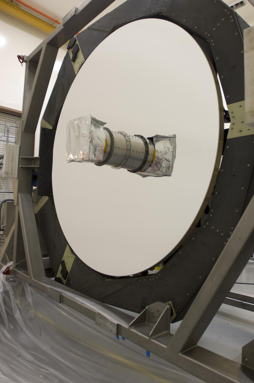 SOFIA (Stratospheric Observatory for Infrared Astromony)  primary mirror coating completed at the Ames Vacuum Chamber in N-211.