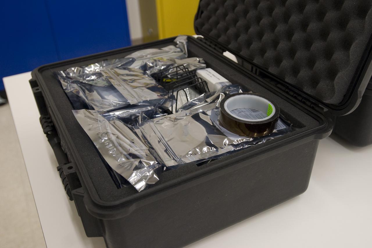 PreSat (satellite) in N-240 high bay packing for shipment