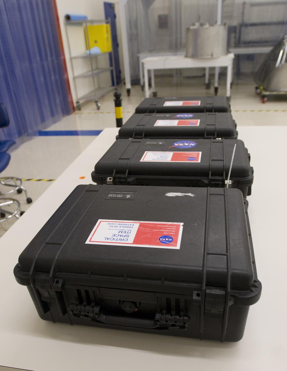 PreSat (satellite) in N-240 high bay packing for shipment