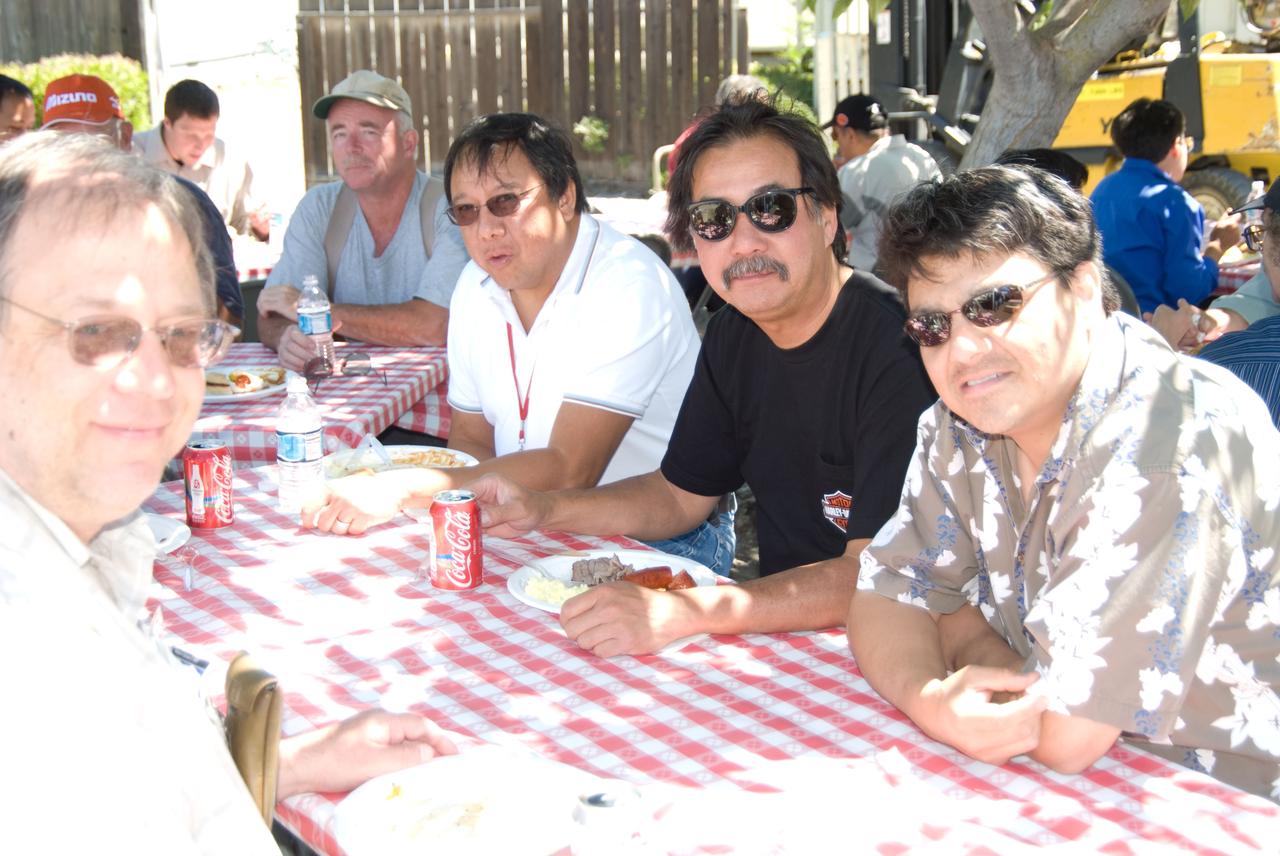 Space Technology Division Summer picnic with Cesar Acosta
