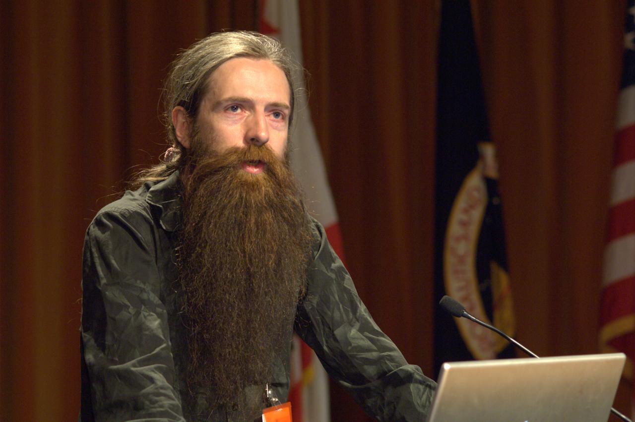 Dr Aubrey de Grey presents a Director's Colloquium to the NASA Ames Research Center staff entitled 'Prospects for defeating aging altogether' Dr. de Grey is a British bomedical gerontologist educated at Cambridge University in the UK. A video of the presentation is currently available at the NASA Ames Library.