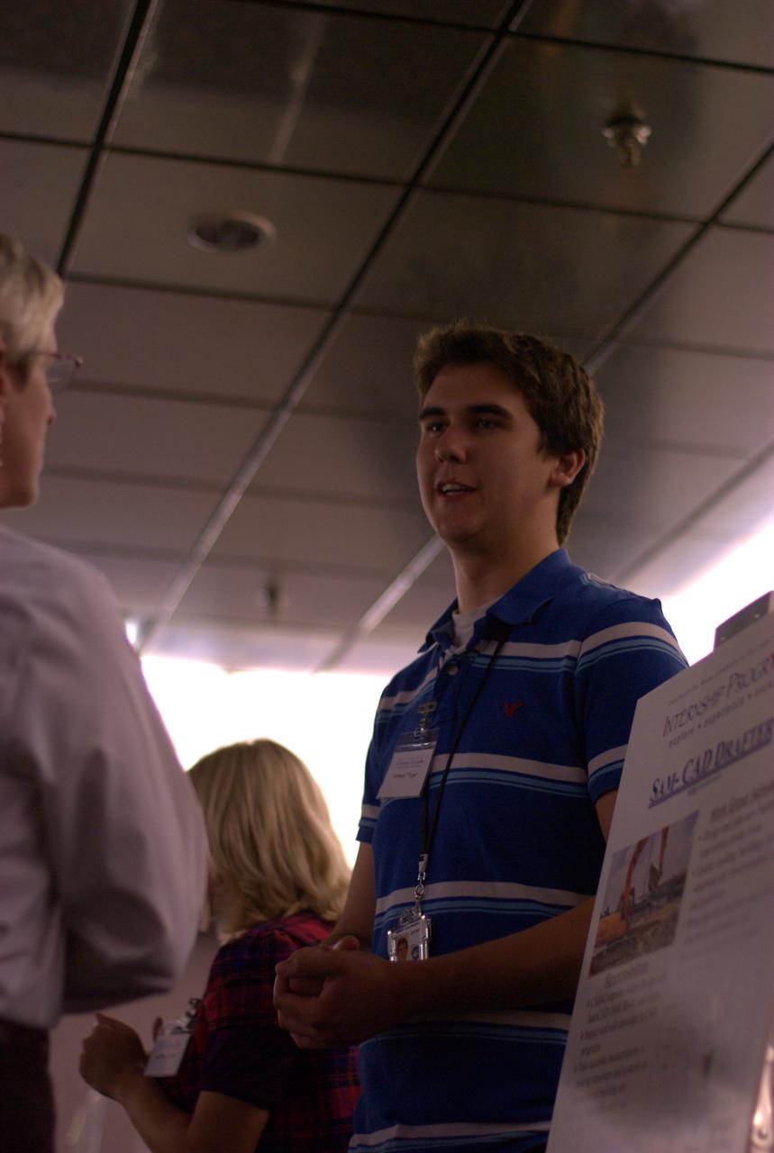 Foothill-DeAnza Community College Dstrict Internship Program poster Session  NOTE: Photo taken by Summer Photo Intern Nick Tran.