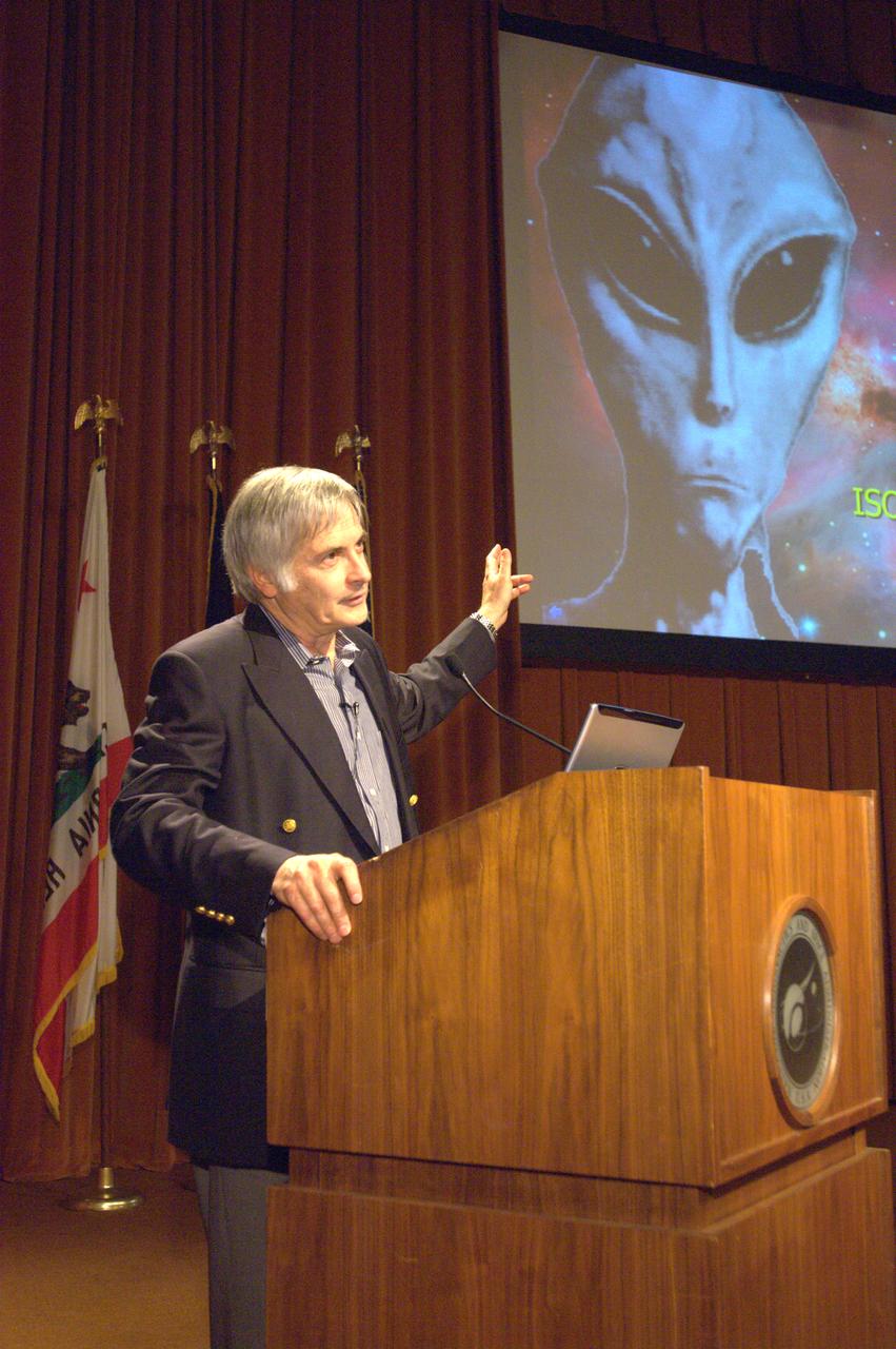 Dr. Seth Shostak, of the SETI Institute presents a Director's Colloquium at NASA Ames entitled 'When Will We Discover the Extraterrestrails?'