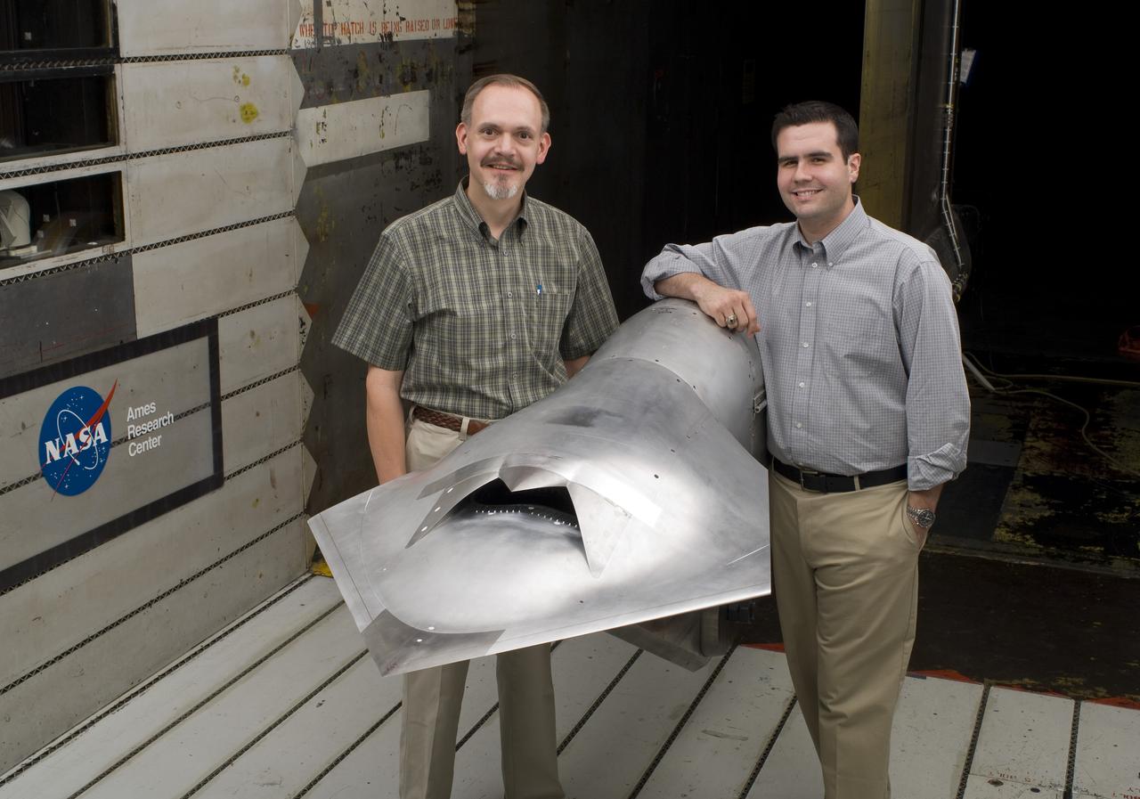 Versatile Affordable Advanced Turbine Engine (VAATE) tested in the Ames 11ft wind tunnel  Test-11-0191 with Alex Giese and Jeff Aiello of the Air Force Research Laboratory.