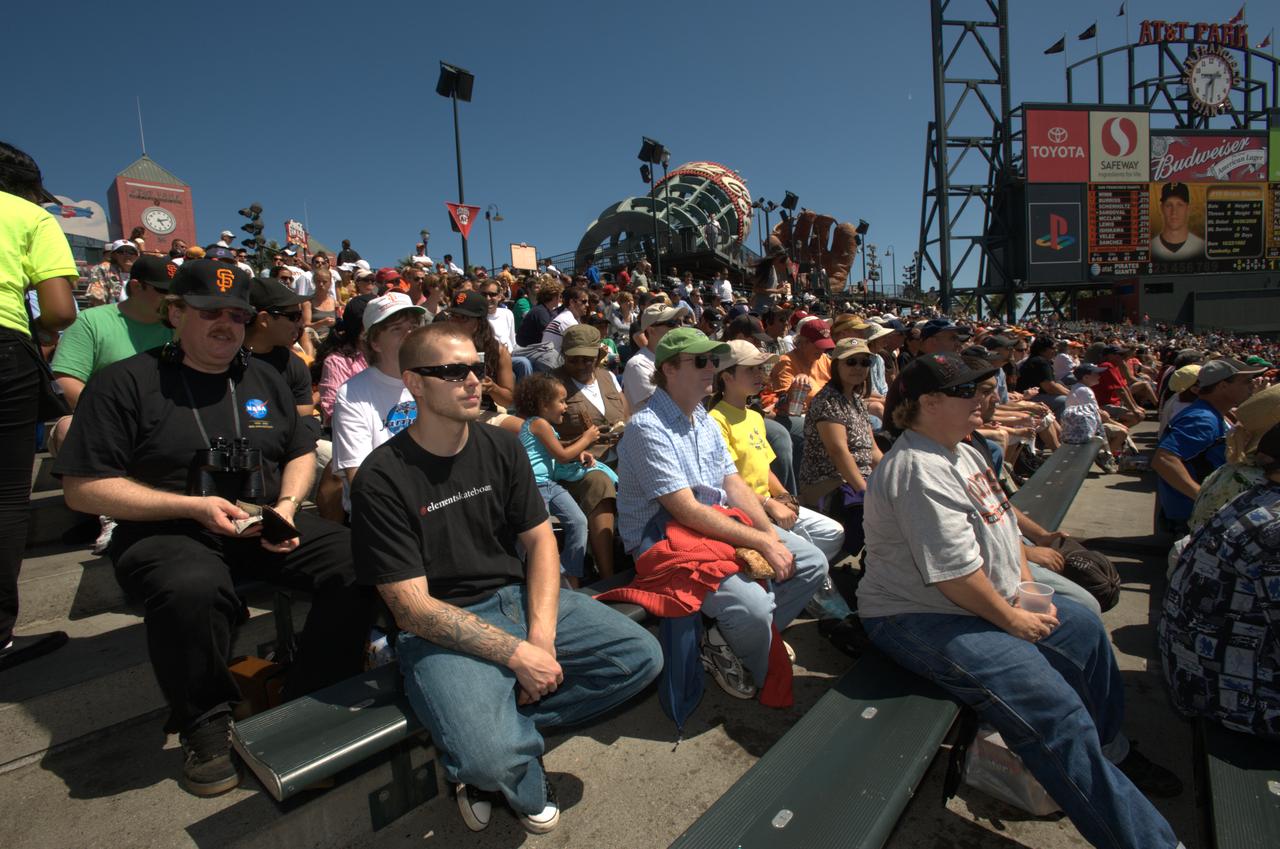 NASA Day at AT&T Park: NASA and the San Francisco Giants share a day to celebrate the 50 year anniversaries.