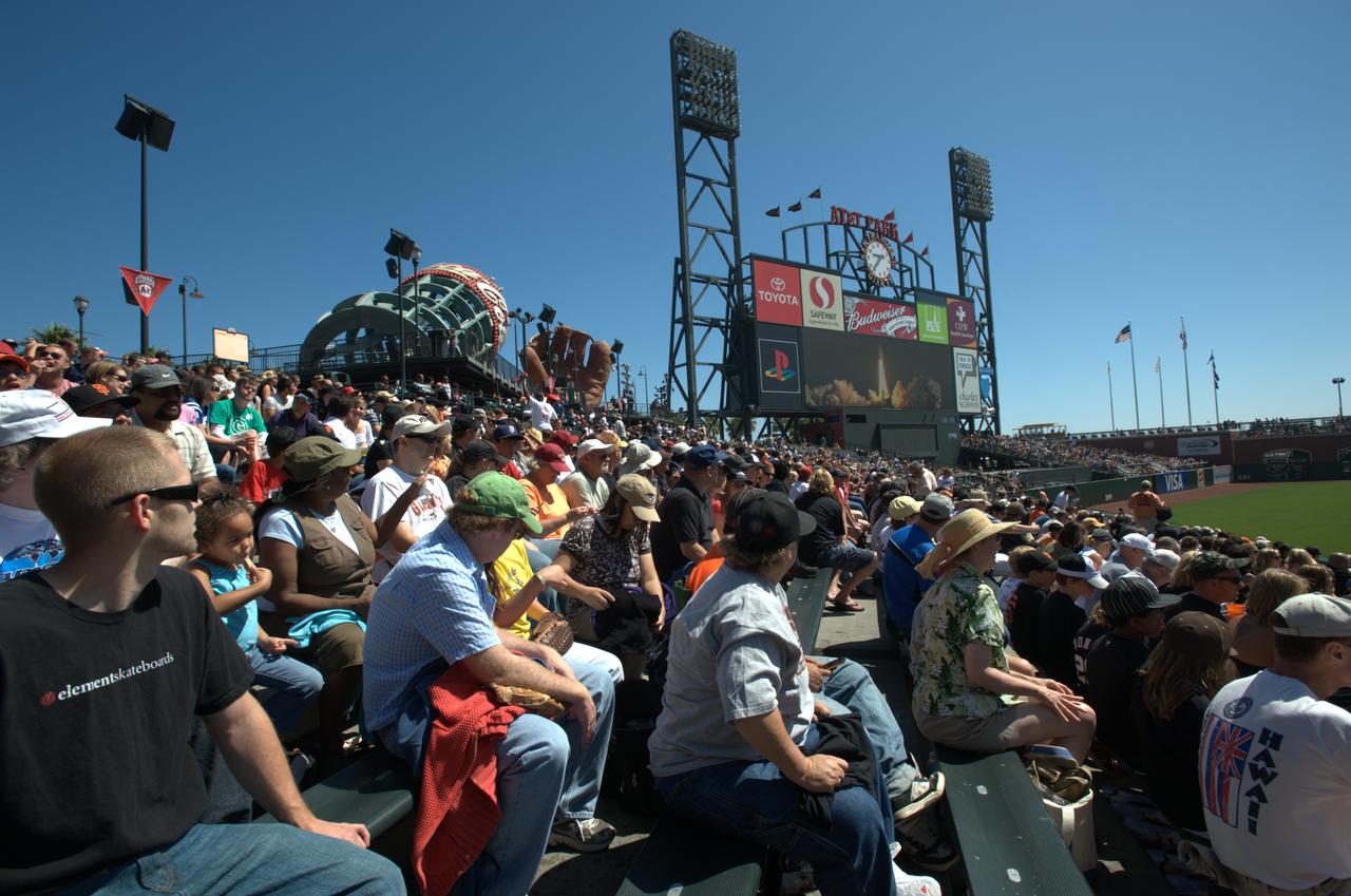 NASA Day at AT&T Park: NASA and the San Francisco Giants share a day to celebrate the 50 year anniversaries.