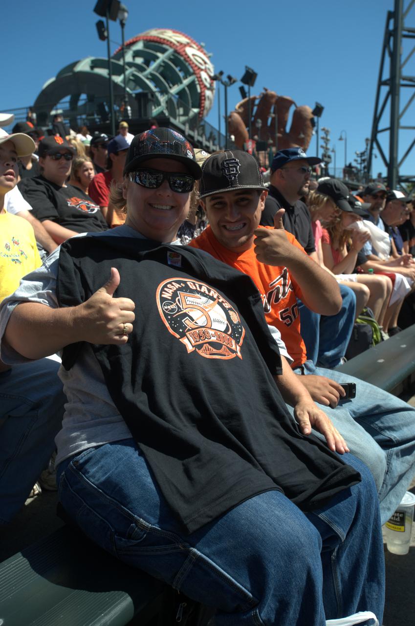 NASA Day at AT&T Park: NASA and the San Francisco Giants share a day to celebrate the 50 year anniversaries.