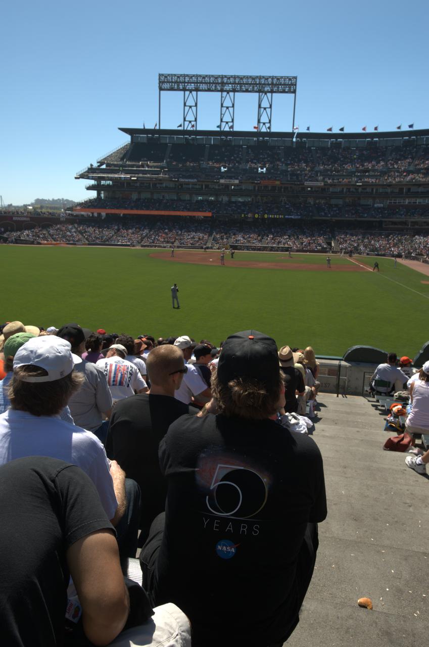NASA Day at AT&T Park: NASA and the San Francisco Giants share a day to celebrate the 50 year anniversaries.