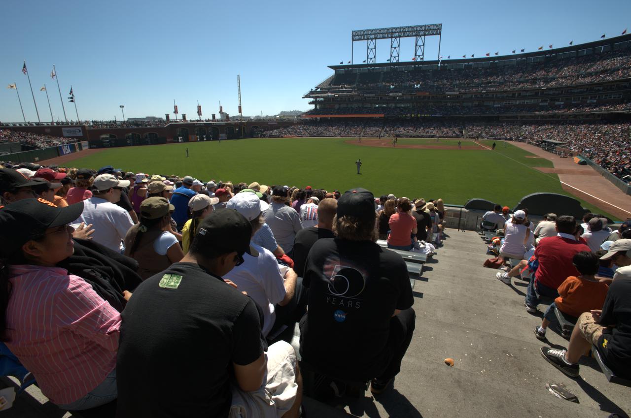 NASA Day at AT&T Park: NASA and the San Francisco Giants share a day to celebrate the 50 year anniversaries.