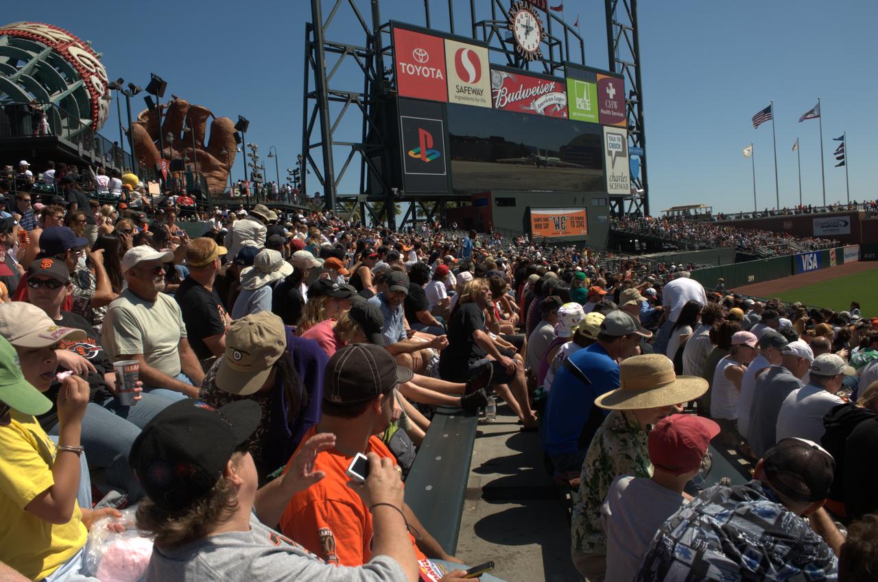 NASA Day at AT&T Park: NASA and the San Francisco Giants share a day to celebrate the 50 year anniversaries.
