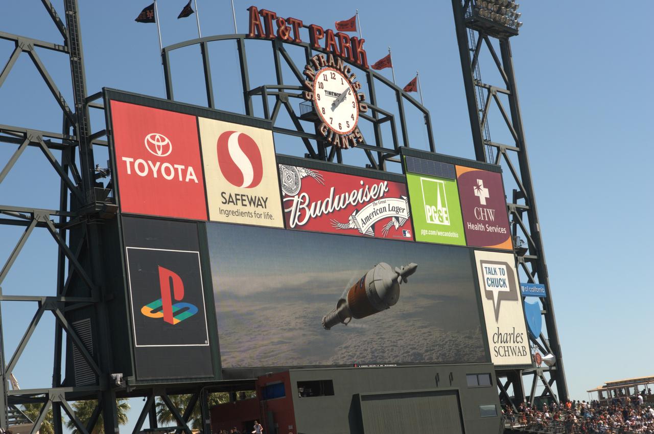 NASA Day at AT&T Park: NASA and the San Francisco Giants share a day to celebrate the 50 year anniversaries.
