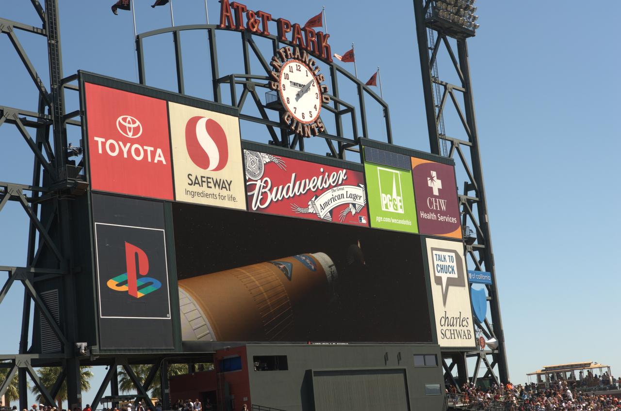 NASA Day at AT&T Park: NASA and the San Francisco Giants share a day to celebrate the 50 year anniversaries.