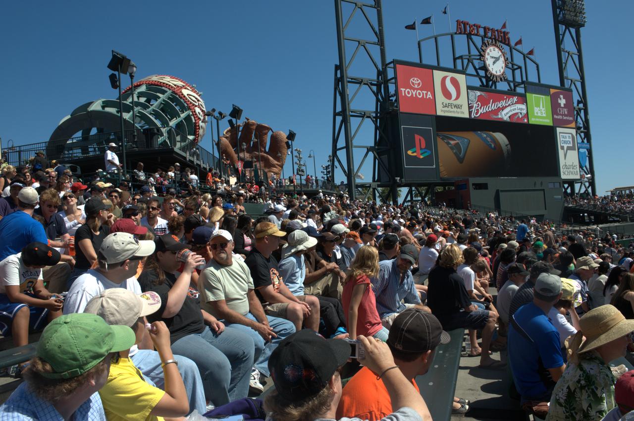 NASA Day at AT&T Park: NASA and the San Francisco Giants share a day to celebrate the 50 year anniversaries.