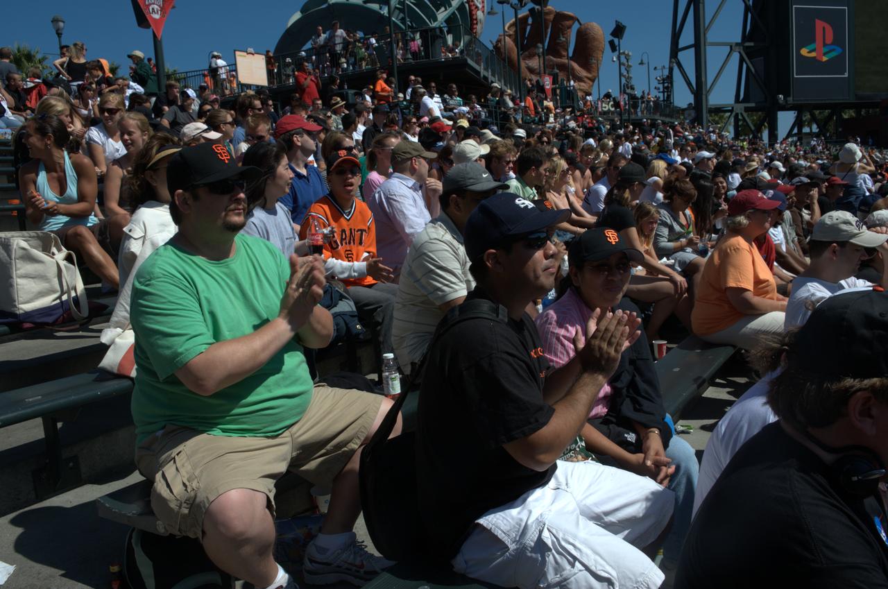 NASA Day at AT&T Park: NASA and the San Francisco Giants share a day to celebrate the 50 year anniversaries.