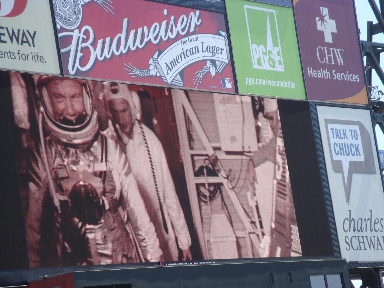 NASA Day at AT&T Park: NASA and the San Francisco Giants share a day to celebrate the 50 year anniversaries.