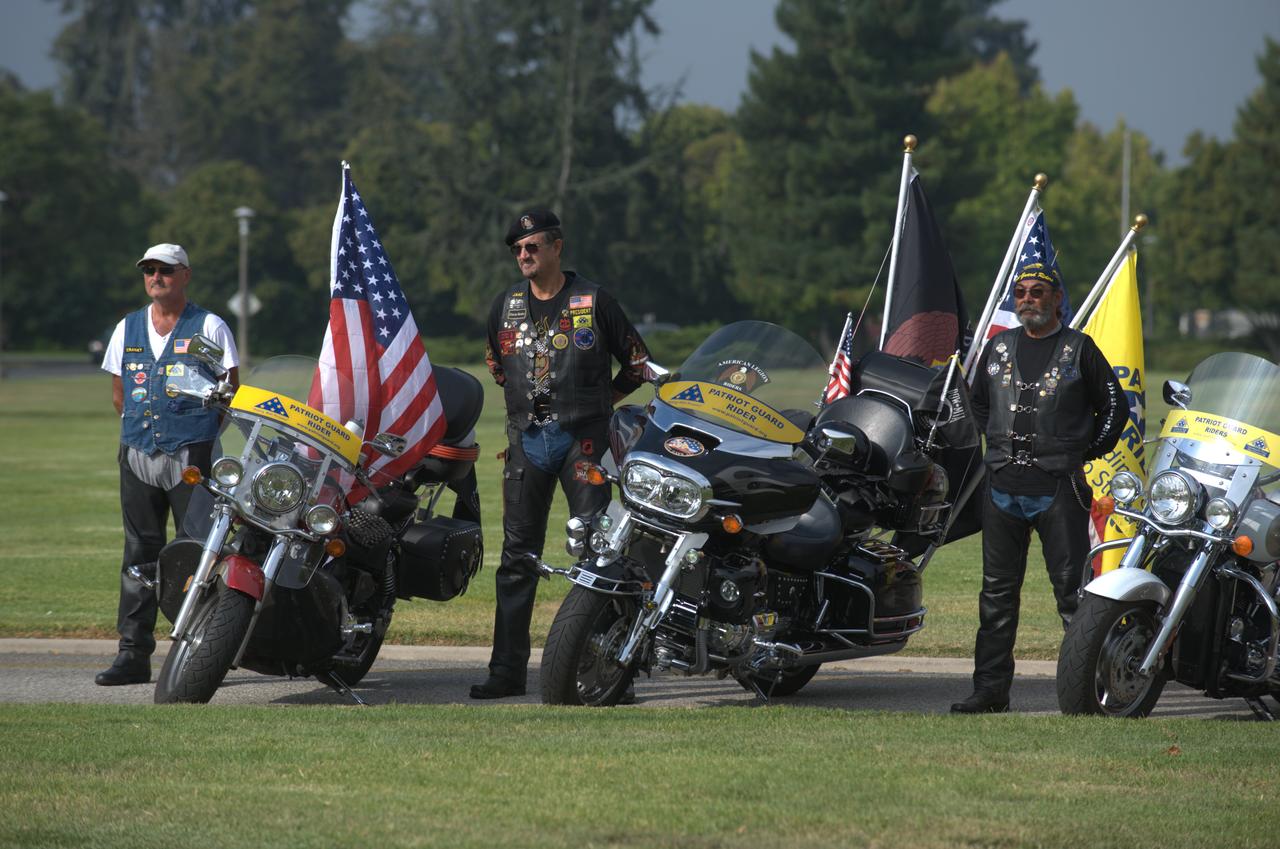 September 11th remembrance ceremony held in front of NASA Research Park Bldg-17 (Lunar Science Institute) hosted by the American Legion, Post 881, Moffett Field.