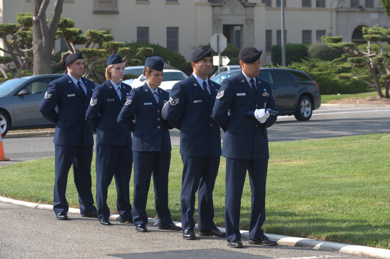 September 11th remembrance ceremony held in front of NASA Research Park Bldg-17 (Lunar Science Institute) hosted by the American Legion, Post 881, Moffett Field.