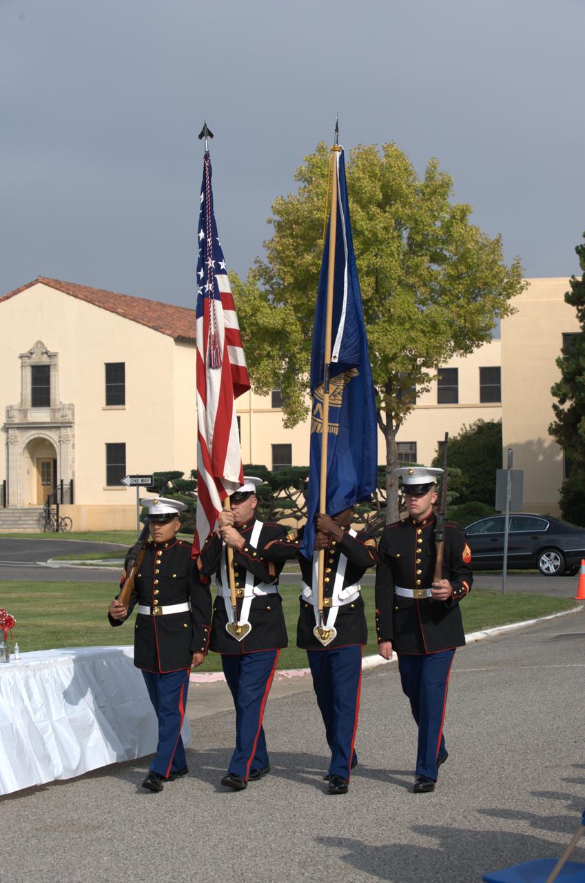 September 11th remembrance ceremony held in front of NASA Research Park Bldg-17 (Lunar Science Institute) hosted by the American Legion, Post 881, Moffett Field.