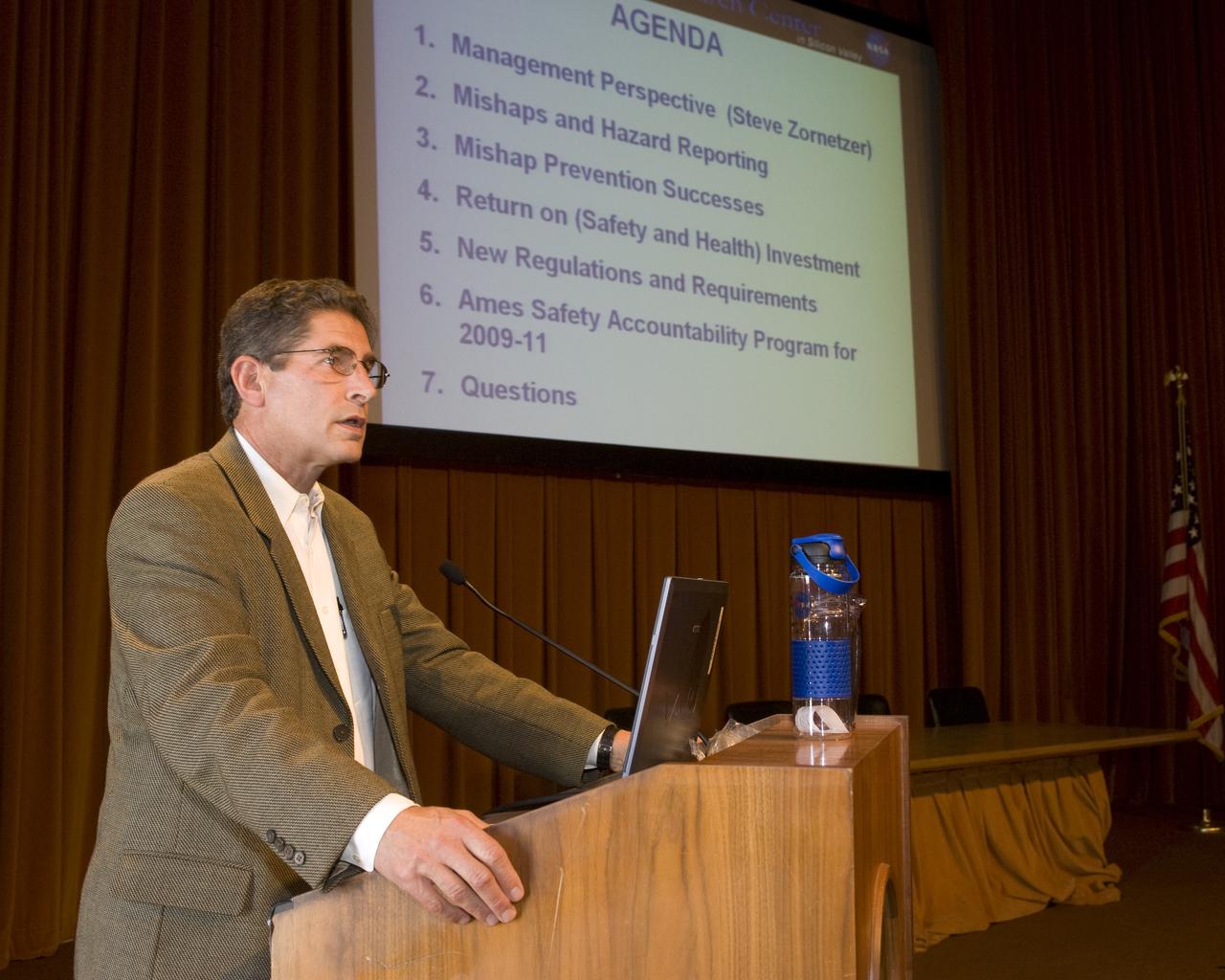 Safety Day Events 2008: Mandatory Supervisor's Safety briefing with Steve Zornetzer