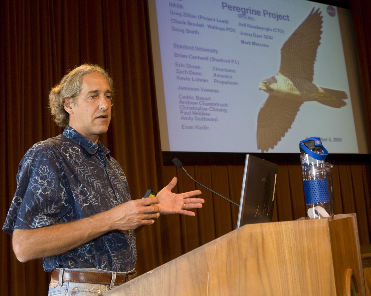 Safety Day Events 2008: Summary Peregrine Project with Greg Zilliac