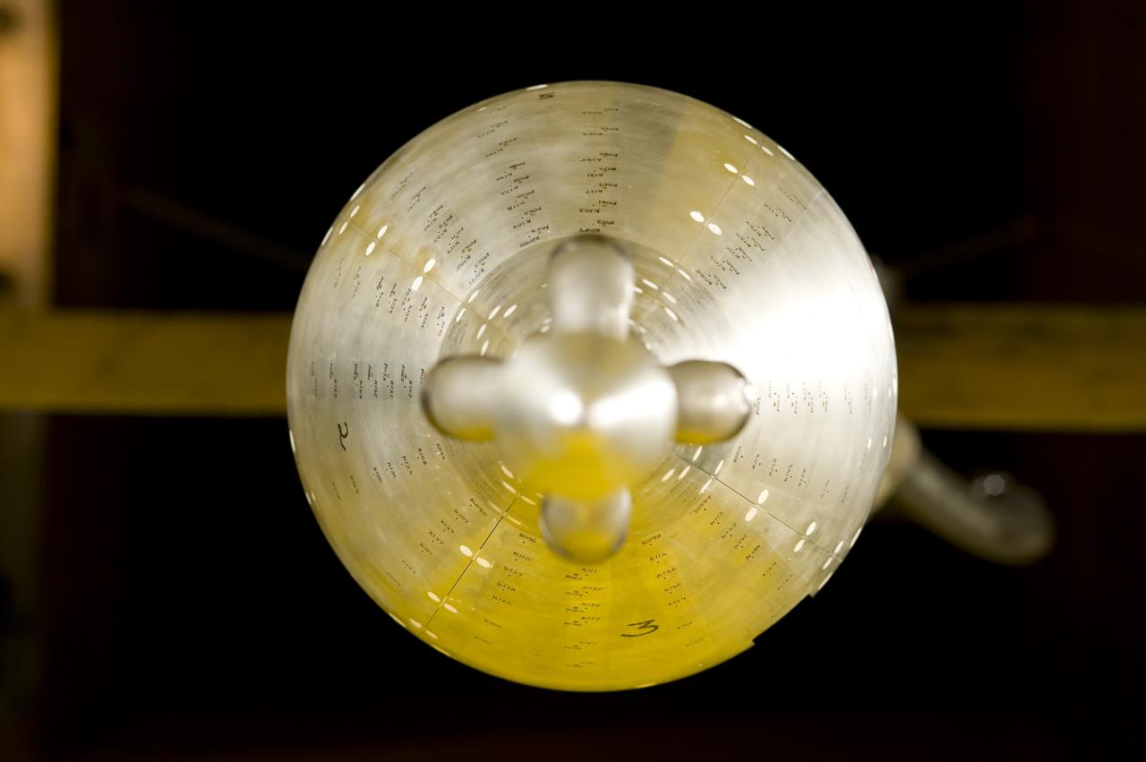 CEV (Crew Escape Vehicle) LAS 51 aeroacoustic test-97-0186 in the Ames 9x7FT Supersonic Wind Tunnel