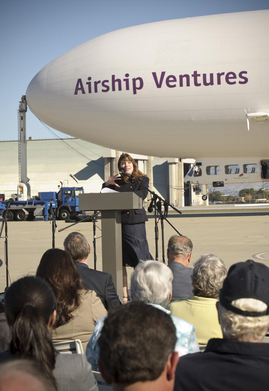 NRP partnerships: Airship Ventures Zeppelin Dedication ceremony at Moffett Field Flight Line, Moffett Field, CA. Alex Hall, Airship Ventures