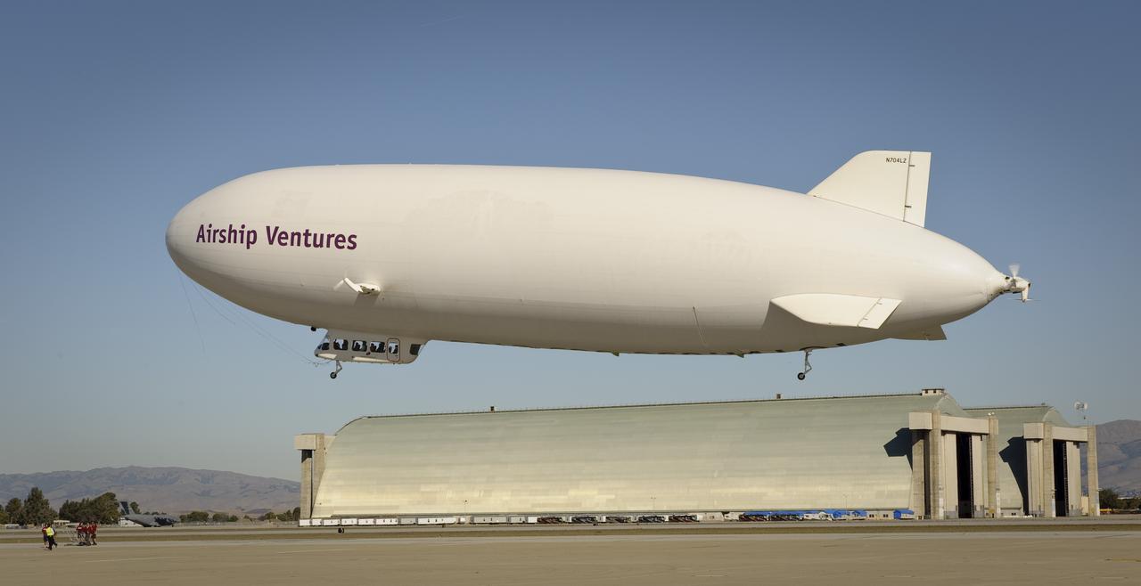 NRP partnerships: Airship Ventures Zeppelin Dedication ceremony at Moffett Field Flight Line, Moffett Field, CA