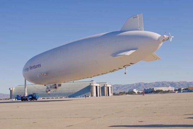 Airship Ventures Zeppelin Dedication during the Moffett Field Diamond Jubilee