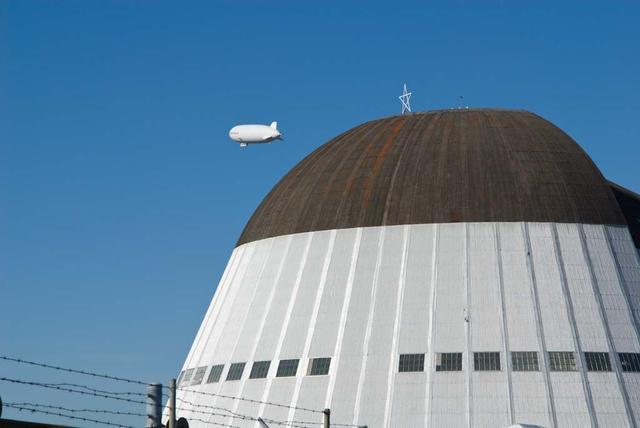 Airship Ventures Zeppelin Dedication during the Moffett Field Diamond Jubilee